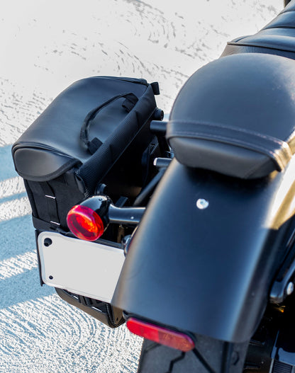 15L - Incognito Quick Mount Medium Solo Motocicleta Alforja (Left Only) para Harley Sportster 883 Iron XL883N