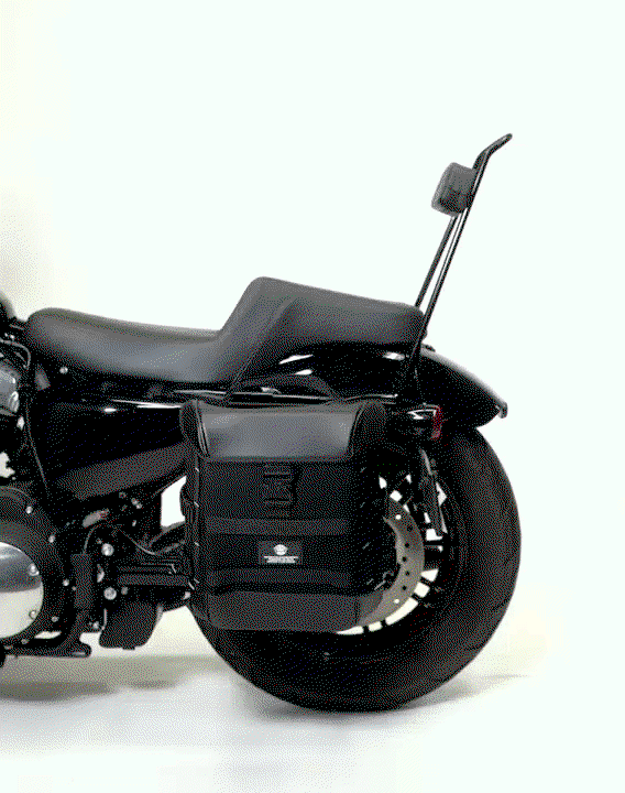 15L - Incognito Quick Mount Medium Solo Motocicleta Alforja (Left Only) para Harley Sportster Seventy Two XL1200V