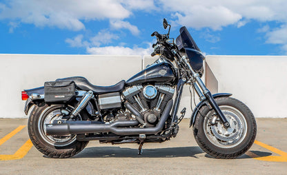 10L - Patriot Small Throw Over Alforjas para Harley Dyna Fat Bob FXDF/SE