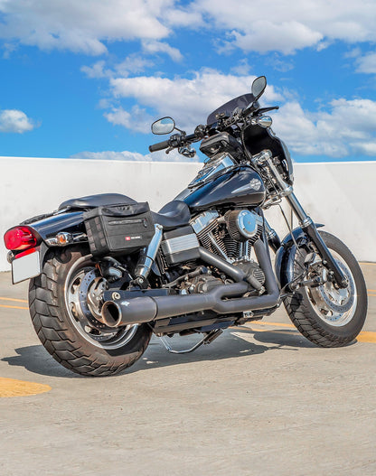 10L - Patriot Small Throw Over Alforjas para Harley Dyna Fat Bob FXDF/SE
