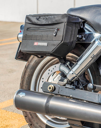 10L - Patriot Small Throw Over Alforjas para Harley Dyna Fat Bob FXDF/SE