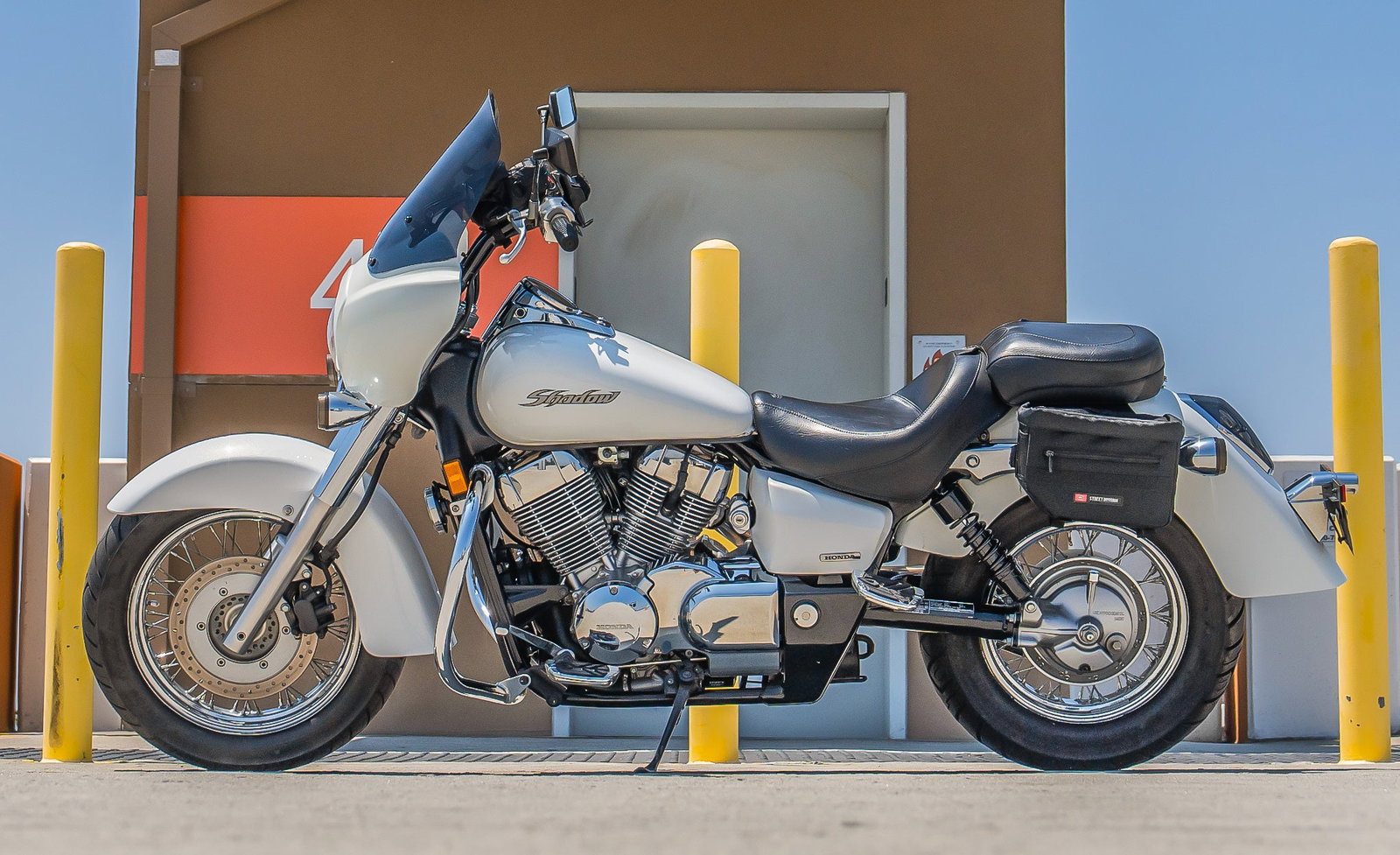 10L - Patriot Small Honda Shadow 750 Aero Throw Over Alforjas