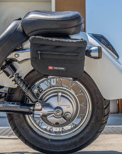 10L - Patriot Small Honda Shadow 750 Aero Throw Over Alforjas