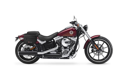 10L - Patriot Small Throw Over Alforjas para Harley Softail Breakout FXSB