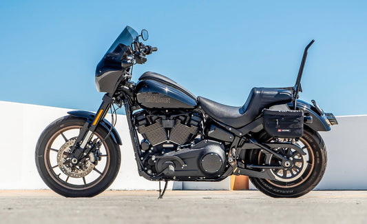 10L - Patriot Small Throw Over Alforjas para Harley Softail Low Rider S FXLRS
