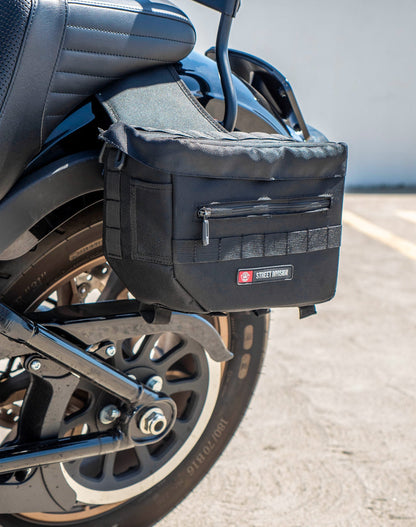10L - Patriot Small Throw Over Alforjas para Harley Softail Low Rider S FXLRS