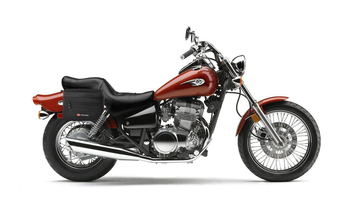 10L - Patriot Small Kawasaki Vulcan 500 EN500 Throw Over Alforjas