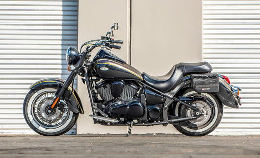 10L - Patriot Small Kawasaki Vulcan 900 Classic VN900 Throw Over Alforjas