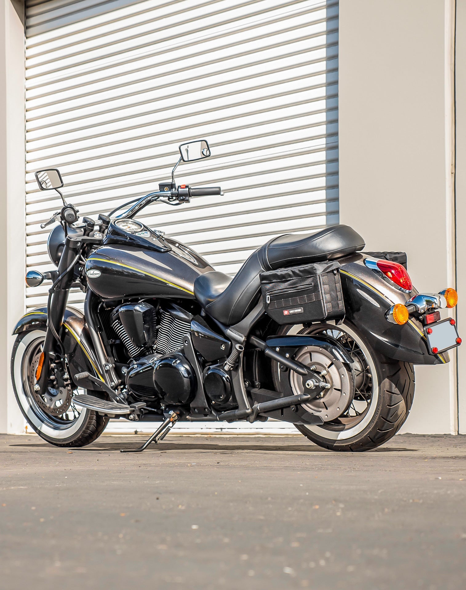 10L - Patriot Small Kawasaki Vulcan 900 Classic VN900 Throw Over Alforjas