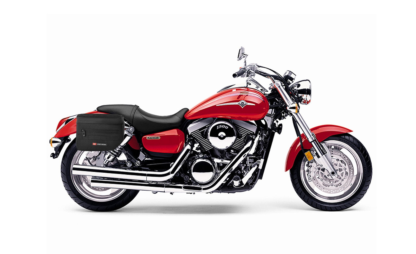 10L - Patriot Small Kawasaki Mean Streak 1500 Throw Over Alforjas