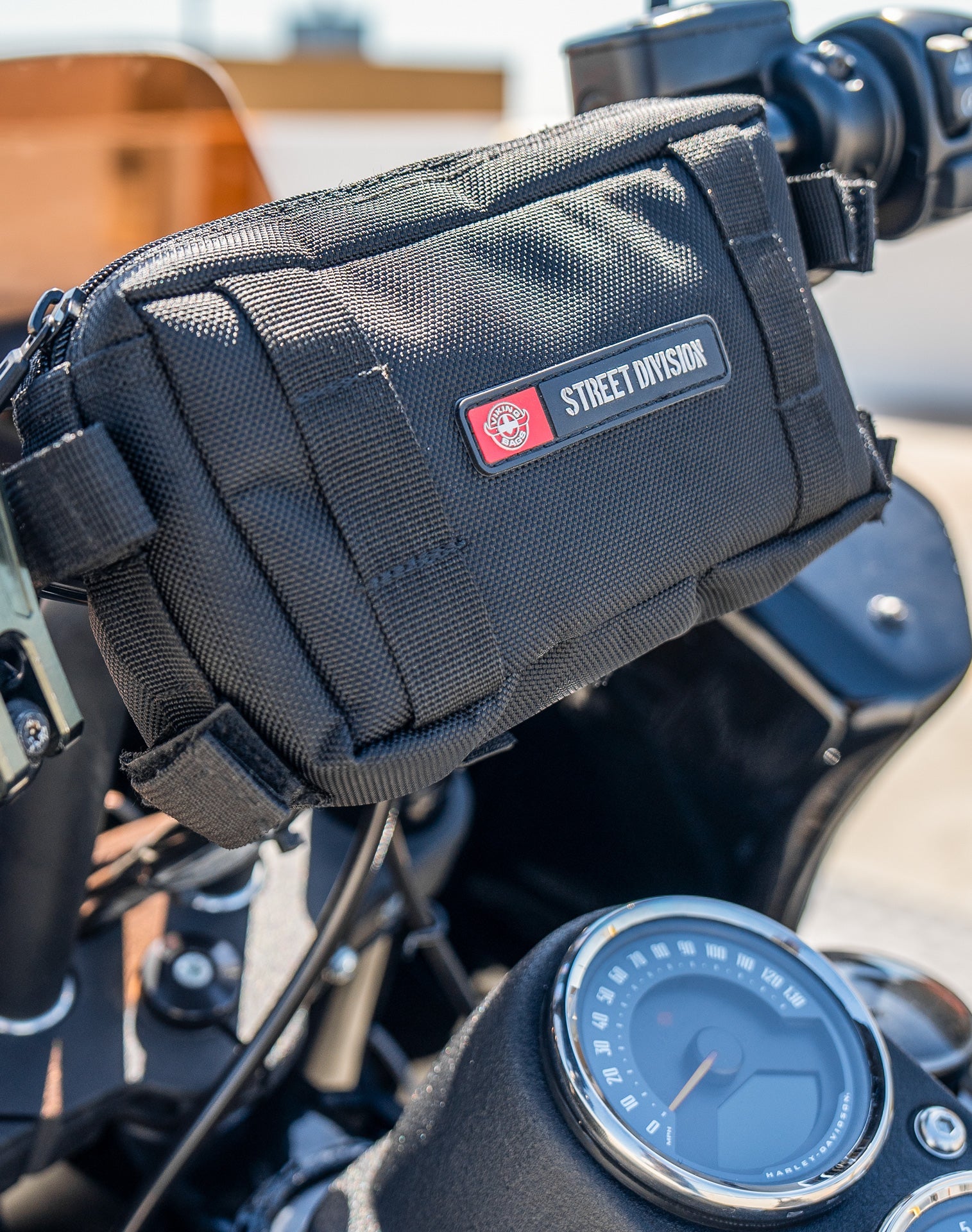 2L - Patriot Triumph Motocicleta Bolsa para manubrio
