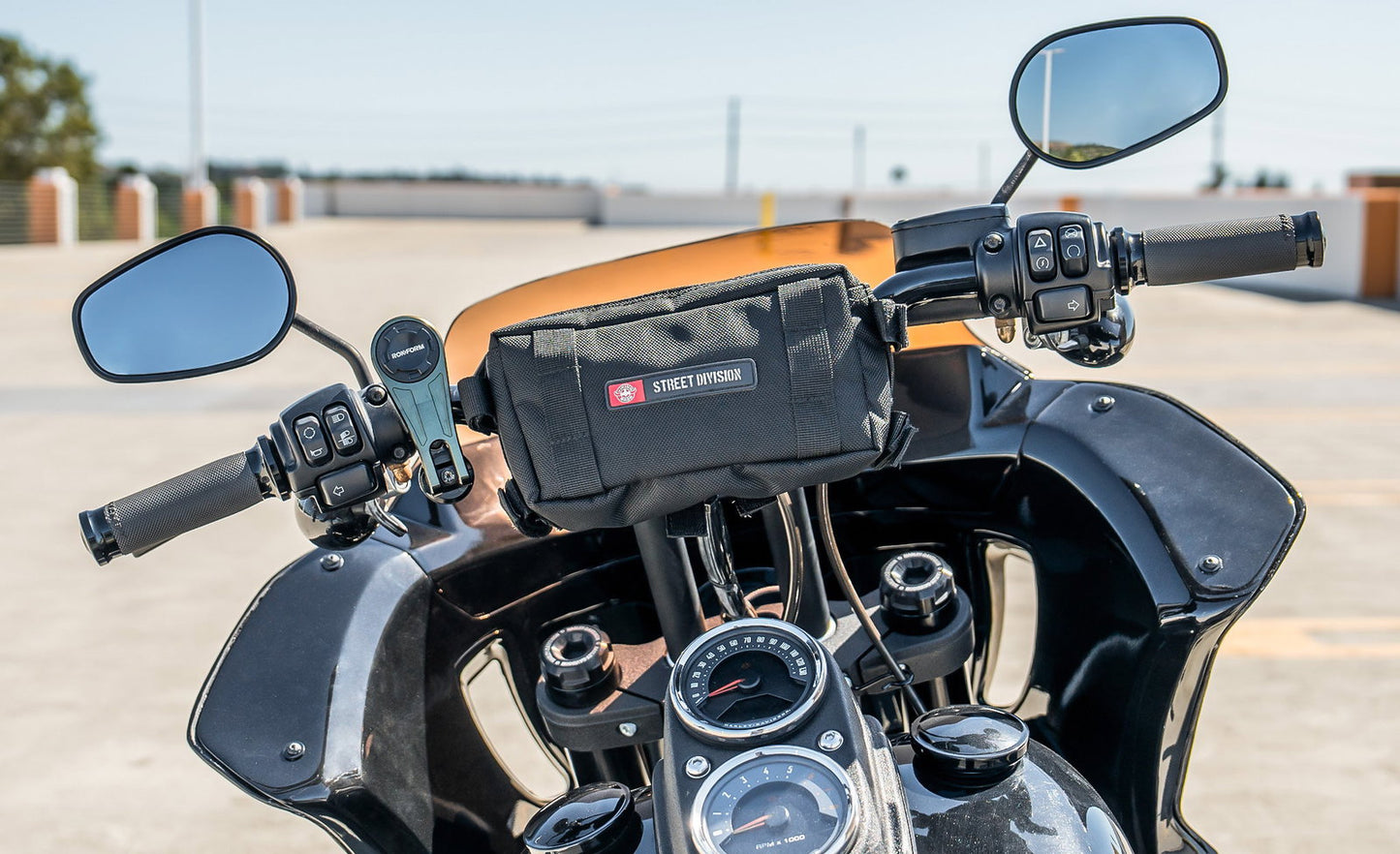 2L - Patriot Hyosung Motocicleta Bolsa para manubrio