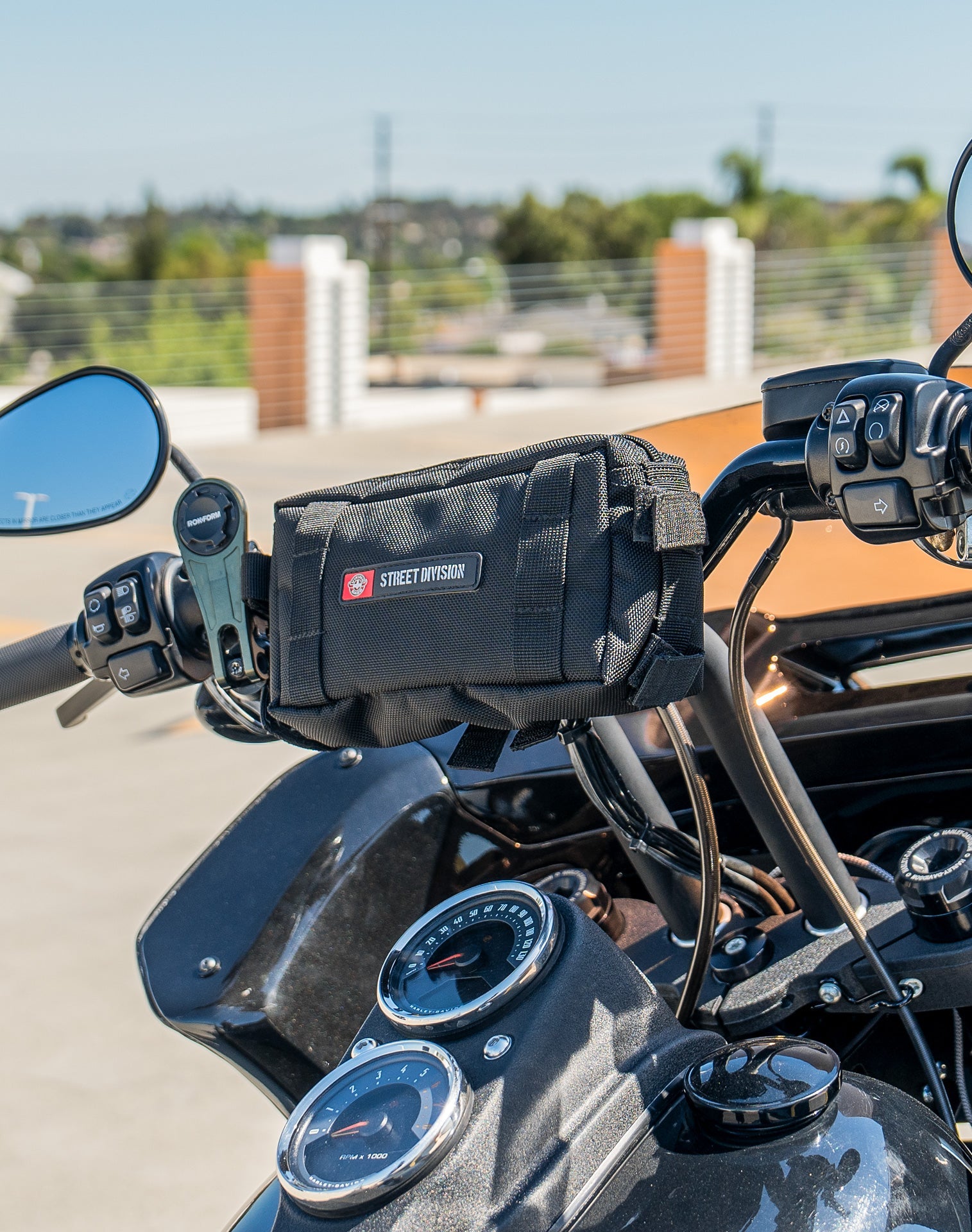 2L - Patriot Hyosung Motocicleta Bolsa para manubrio