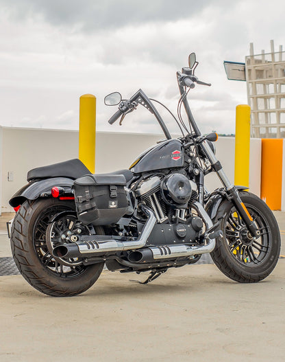 10L - Incognito Quick Mount Small Solo Motocicleta Alforja (Right Only) para Harley Sportster Forty Eight XL1200X/XL1200XS
