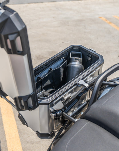 45L - Apex XL Triumph Tiger 900 Aluminum Side Cases Silver