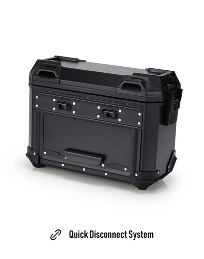 45L - Apex XL Triumph Tiger 900 Aluminum Side Cases Black