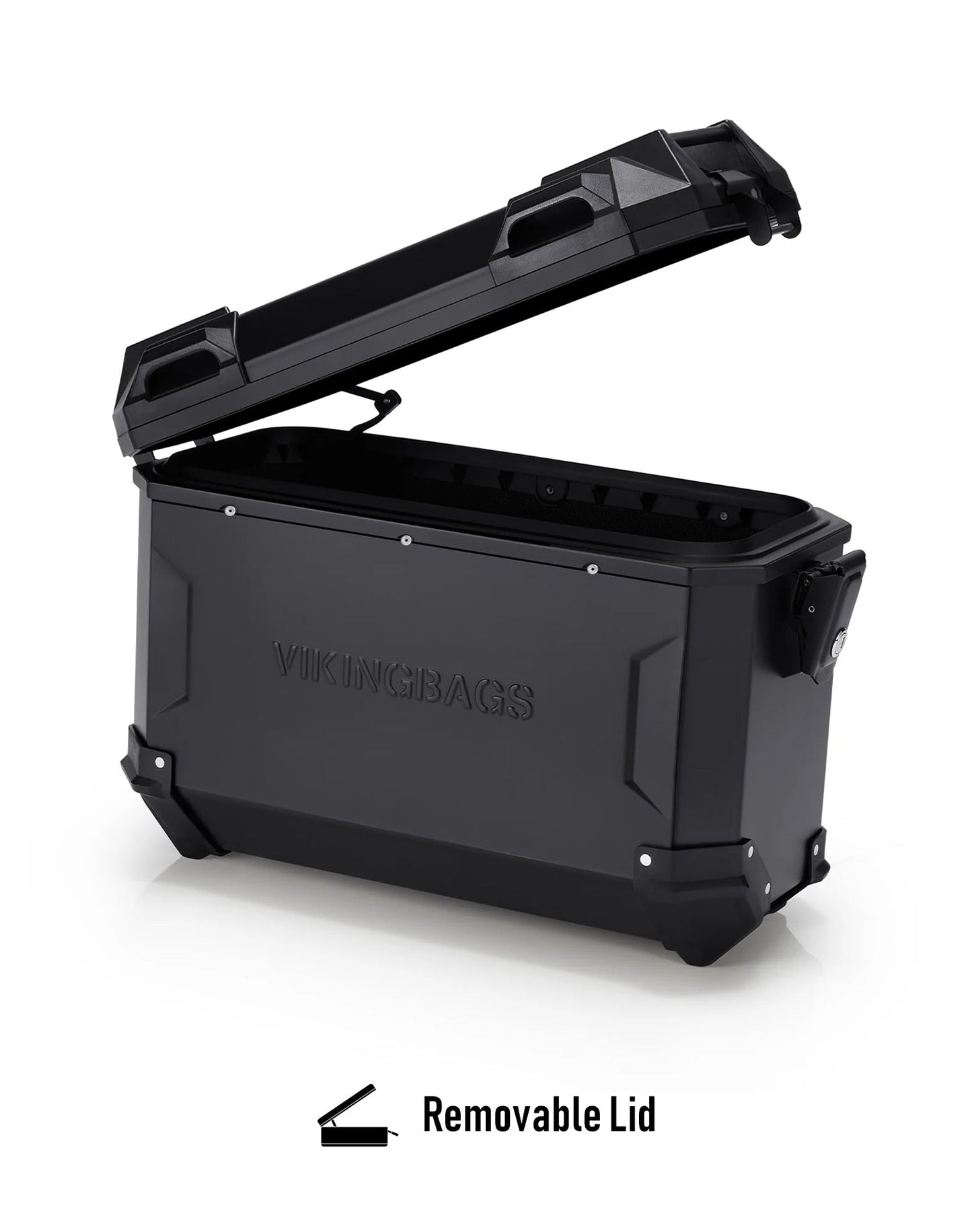 45L - Apex XL Triumph Tiger 900 Aluminum Side Cases Black