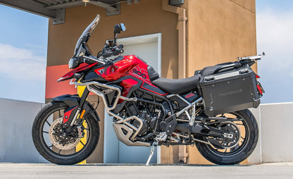 45L - Apex XL Triumph Tiger 900 Aluminum Side Cases Black