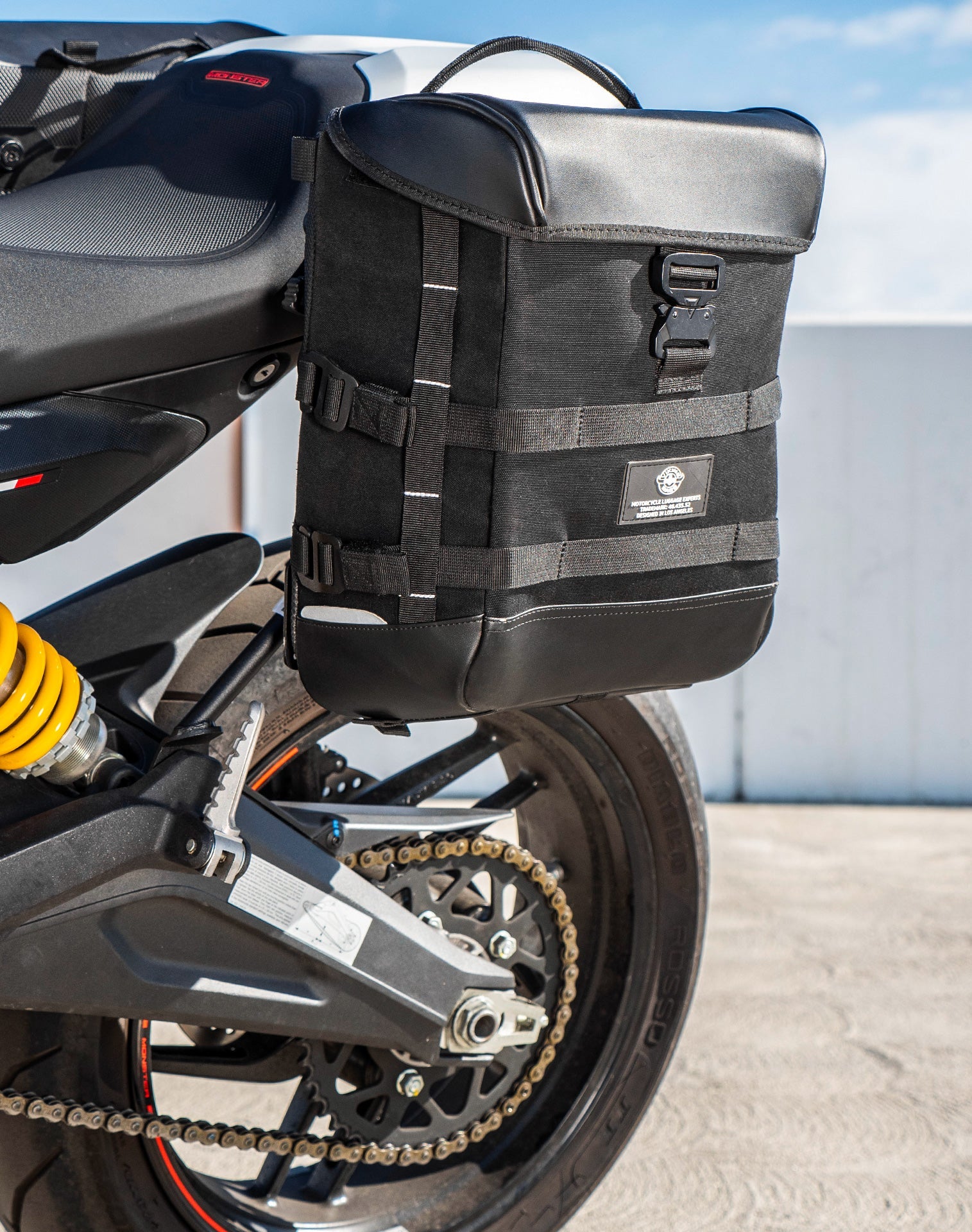 15L - Incognito Quick Mount Medium Ducati Monster 797 Solo Alforja (Left Only)