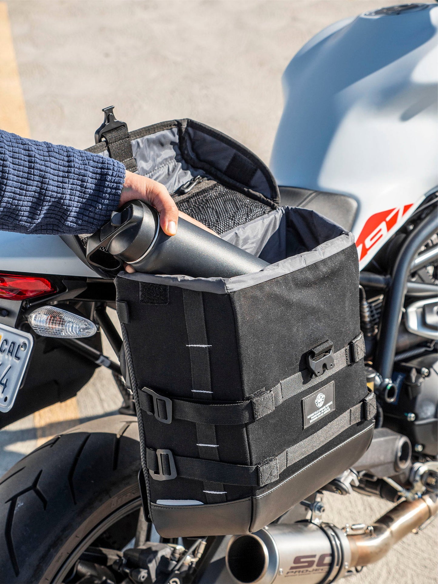 15L - Incognito Quick Mount Medium Ducati Monster 797 Solo Alforja (Right Only)