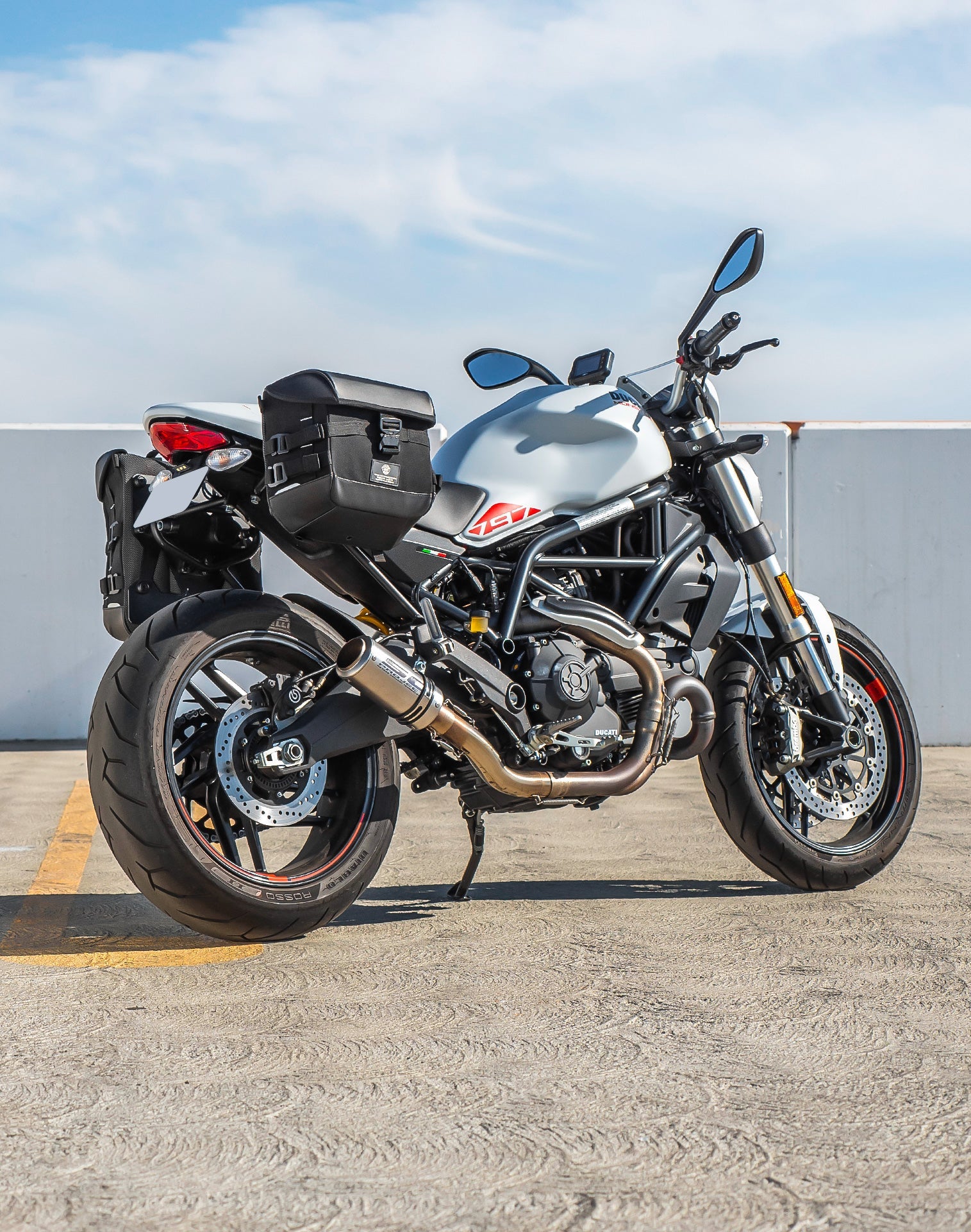 10L - Incognito Quick Mount Small Ducati Monster 797 Solo Alforja (Right Only)