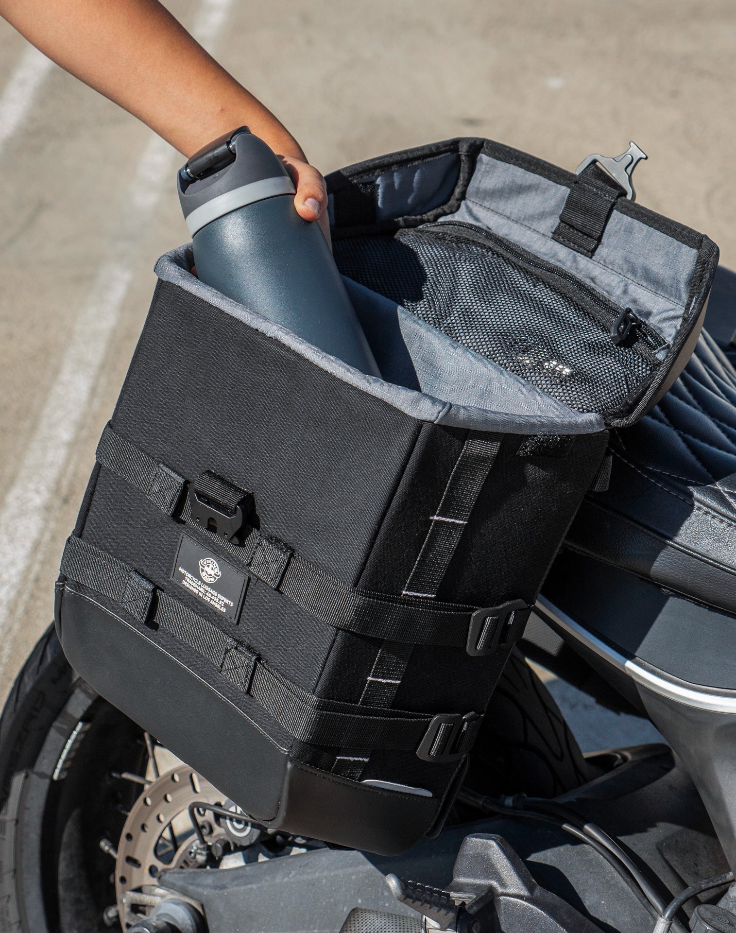 15L - Incognito Quick Mount Medium Ducati Scrambler (2014-17) Solo Alforja (Right Only)