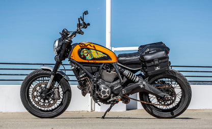 10L - Incognito Quick Mount Small Ducati Scrambler (2014-17) Solo Alforja (Left Only)