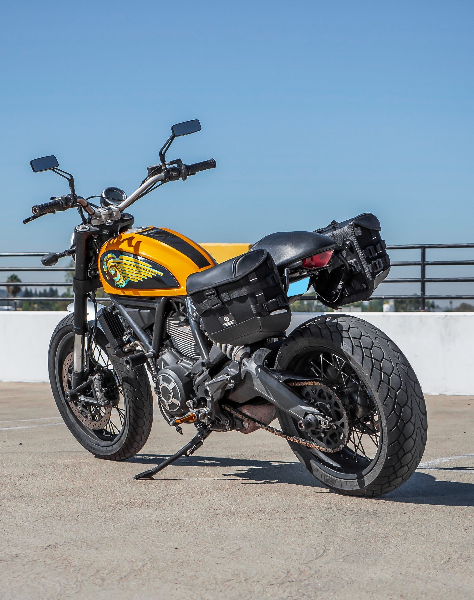 10L - Incognito Quick Mount Small Ducati Scrambler (2014-17) Solo Alforja (Left Only)