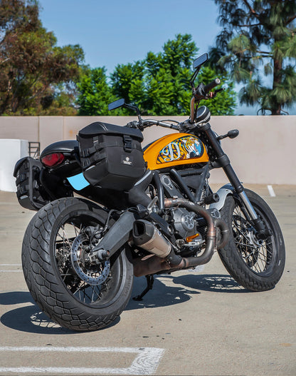10L - Incognito Quick Mount Small Ducati Scrambler (2014-17) Solo Alforja (Right Only)