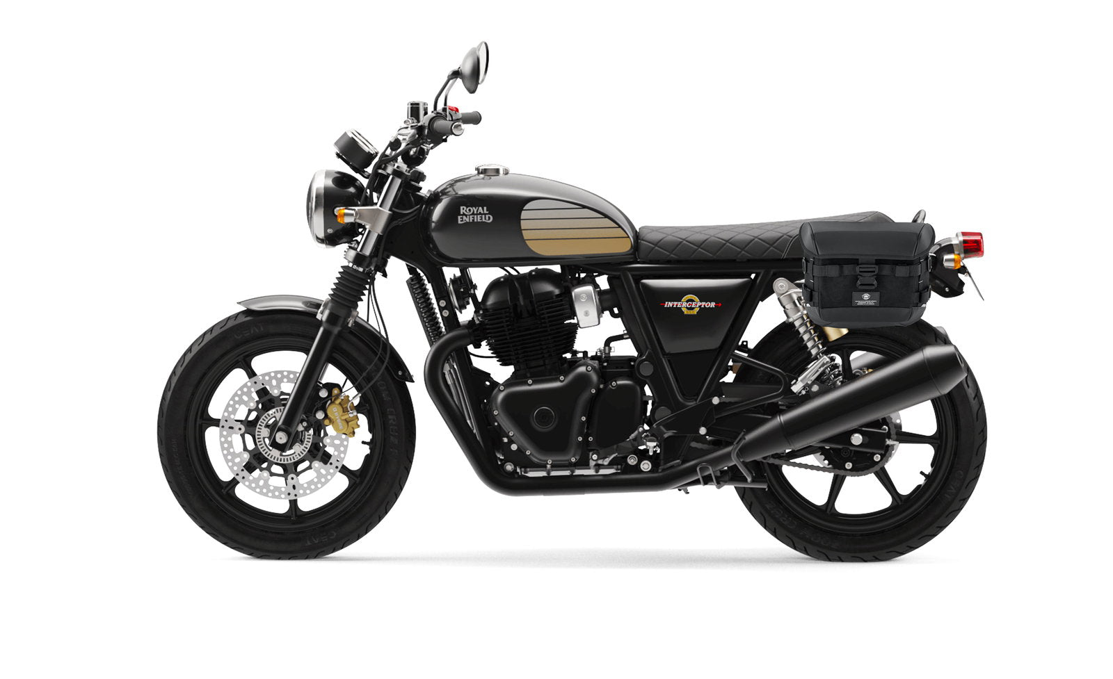 10L - Incognito Quick Mount Small Royal Enfield Interceptor/Continental 650 Solo Alforja (Left Only)