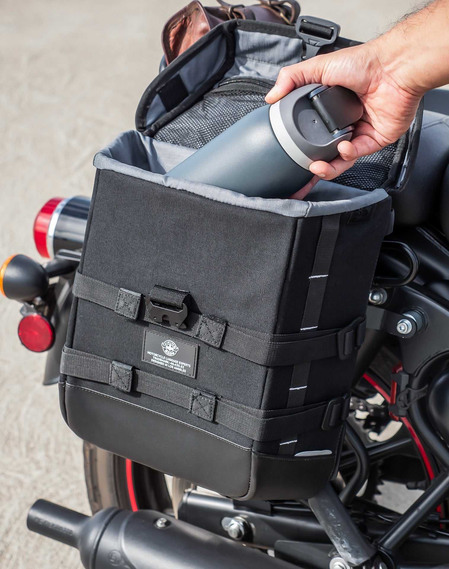 15L - Incognito Quick Mount Medium Royal Enfield Classic 350 Solo Alforja (Right Only)