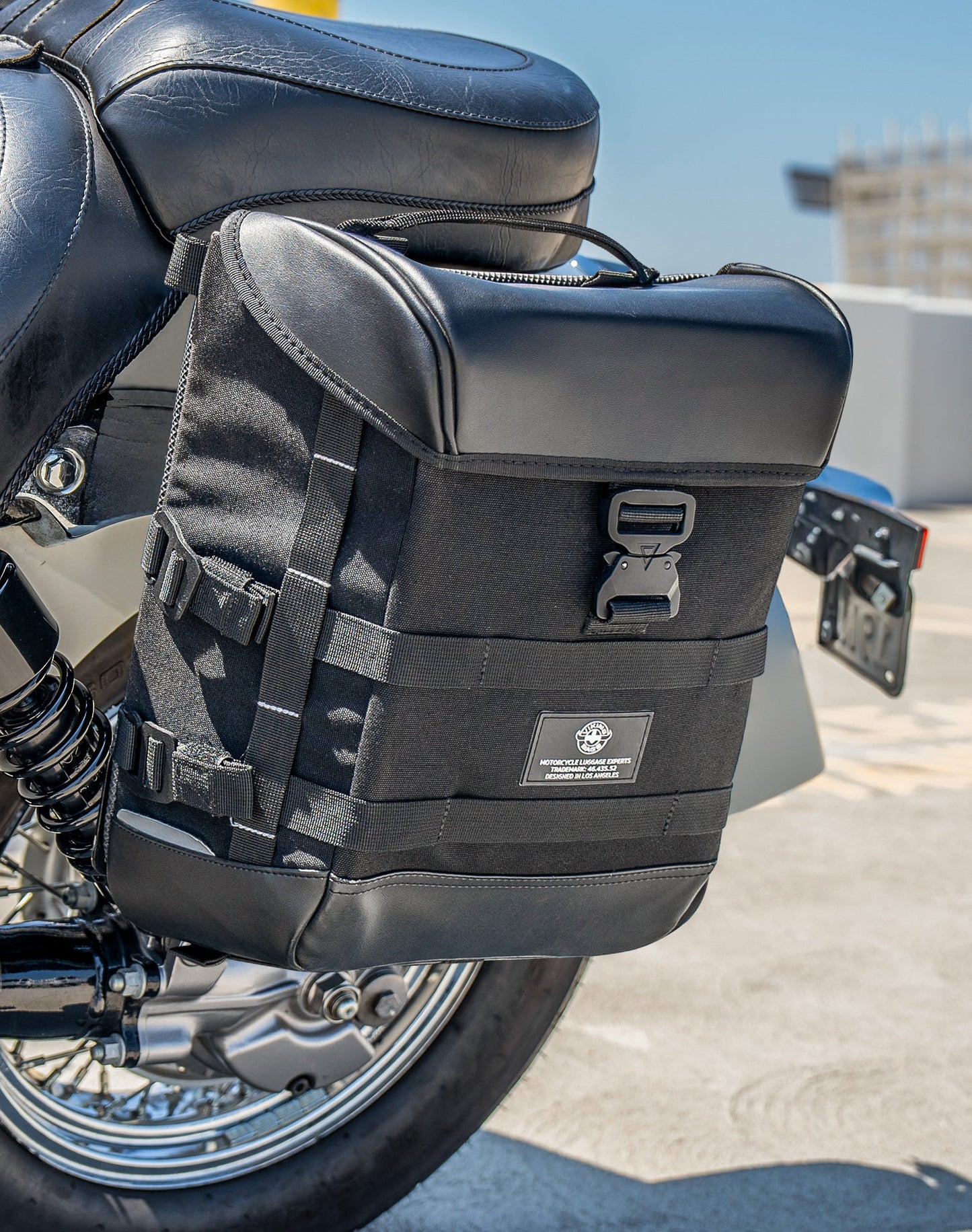 15L - Incognito Quick Mount Medium Honda Shadow 750 Aero Solo Alforja (Left Only)