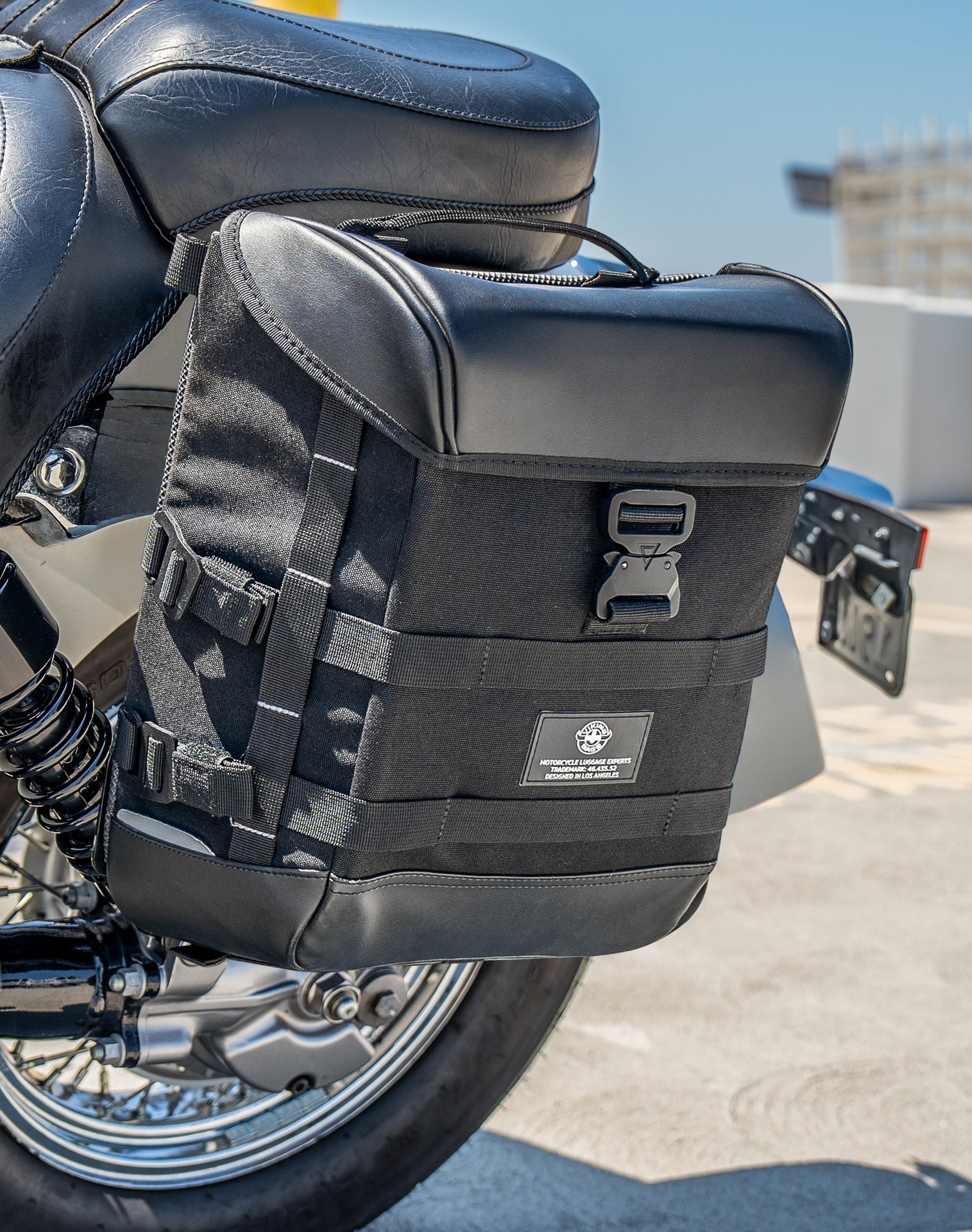 15L - Incognito Quick Mount Medium Honda Shadow 750 Aero Solo Alforja (Left Only)