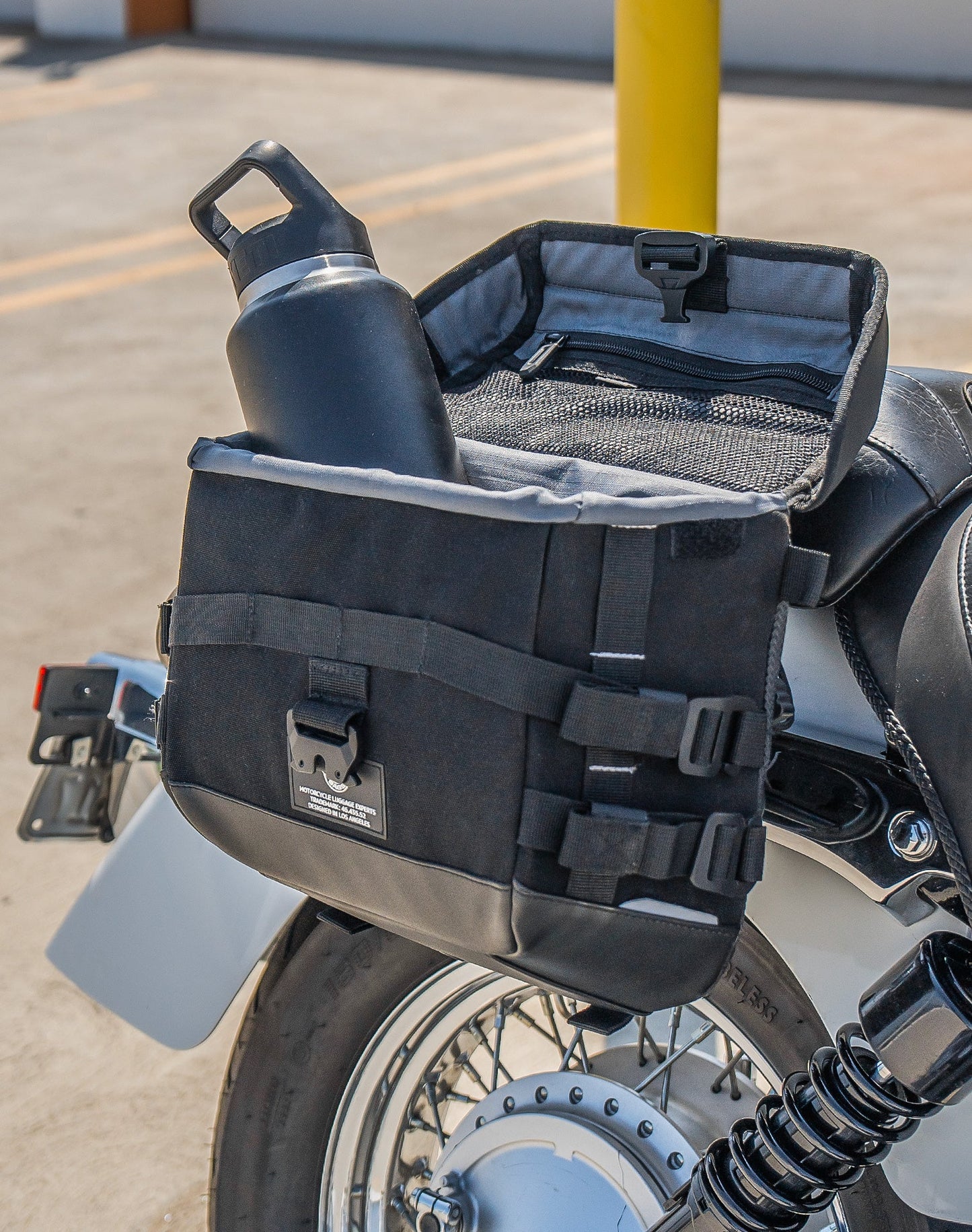 10L - Incognito Quick Mount Small Honda Shadow 750 Aero Solo Alforja (Right Only)