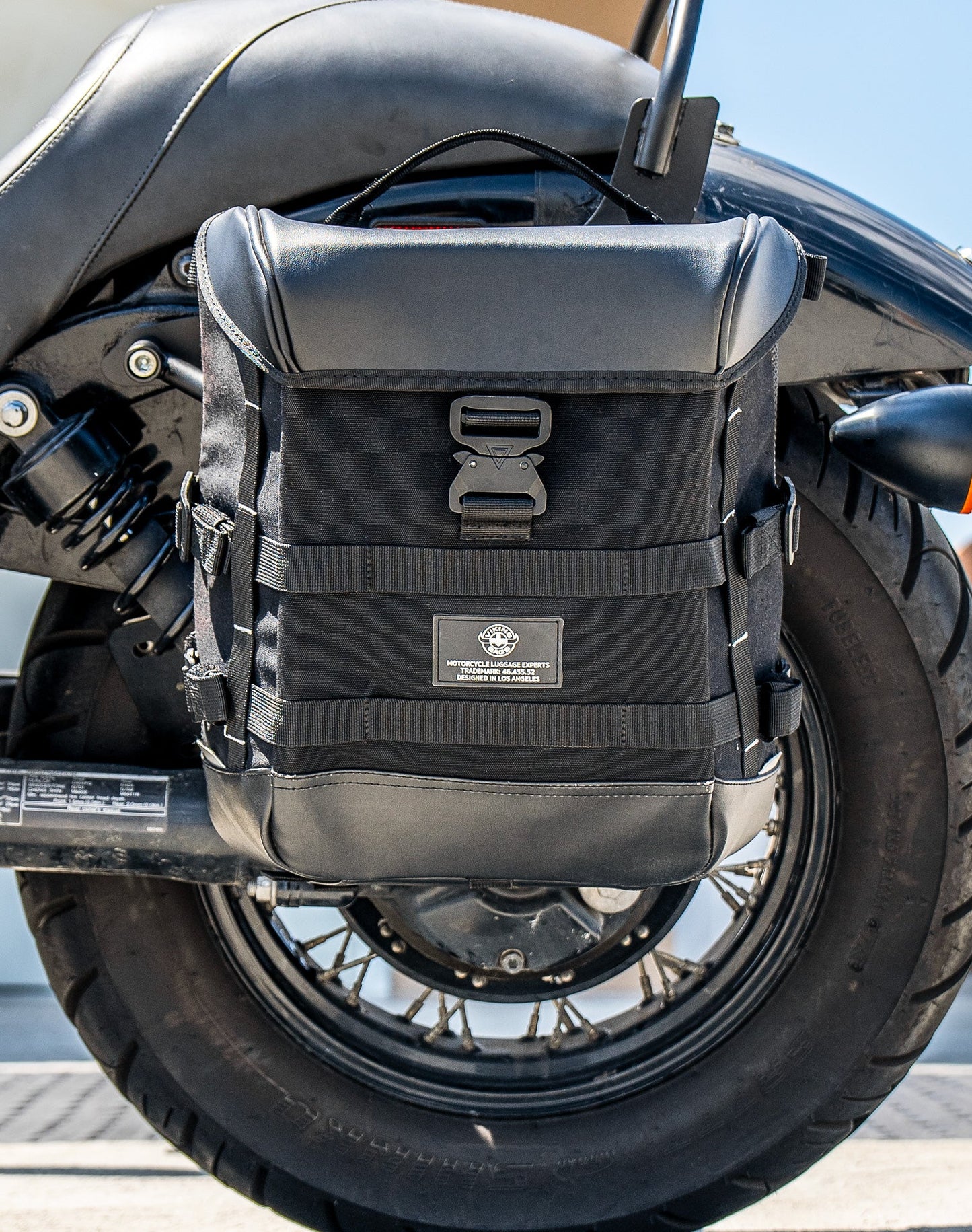 15L - Incognito Quick Mount Medium Honda Shadow 750 Phantom Solo Alforja (Left Only)