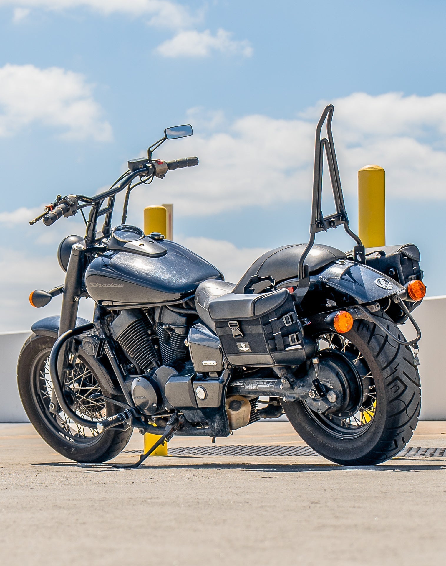 10L - Incognito Quick Mount Small Honda Shadow 750 Phantom Solo Alforja (Left Only)