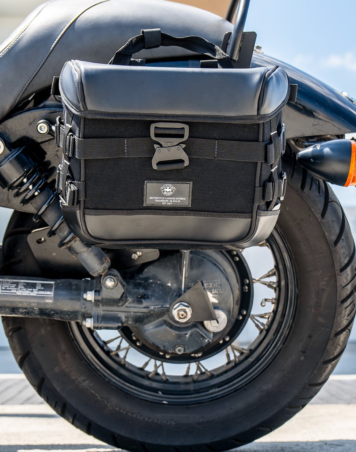 10L - Incognito Quick Mount Small Honda Shadow 750 Phantom Solo Alforja (Left Only)