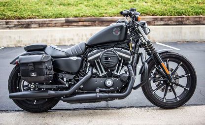 10L - Incognito Quick Mount Small Solo Motocicleta Alforja (Right Only) para Harley Sportster 883 Iron XL883N