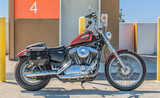 10L - Incognito Quick Mount Small Solo Motocicleta Alforja (Right Only) para Harley Sportster Seventy Two XL1200V