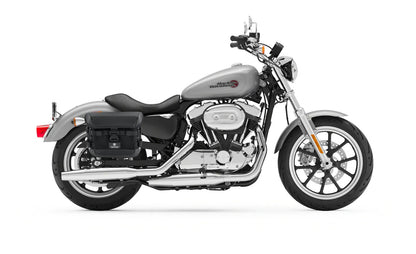 10L - Incognito Quick Mount Small Solo Motocicleta Alforja (Right Only) para Harley Sportster Super Low XL883L