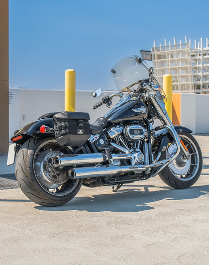 10L - Incognito Quick Mount Small Harley Softail Fat Boy FLFB/S Solo Alforja (Right Only)