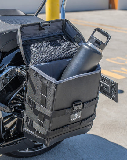 15L - Incognito Quick Mount Medium Harley Softail Breakout FXBR/S Solo Alforja (Left Only)