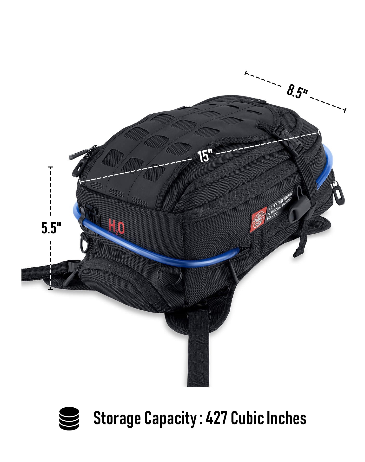 7L - Mochila Apex Suzuki ADV Touring with Hydration Pack