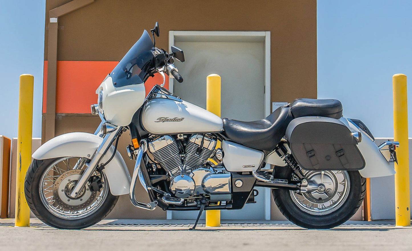 28L - Baelor Medium Quick Mount Honda Shadow 750 Aero Motocicleta Alforjas