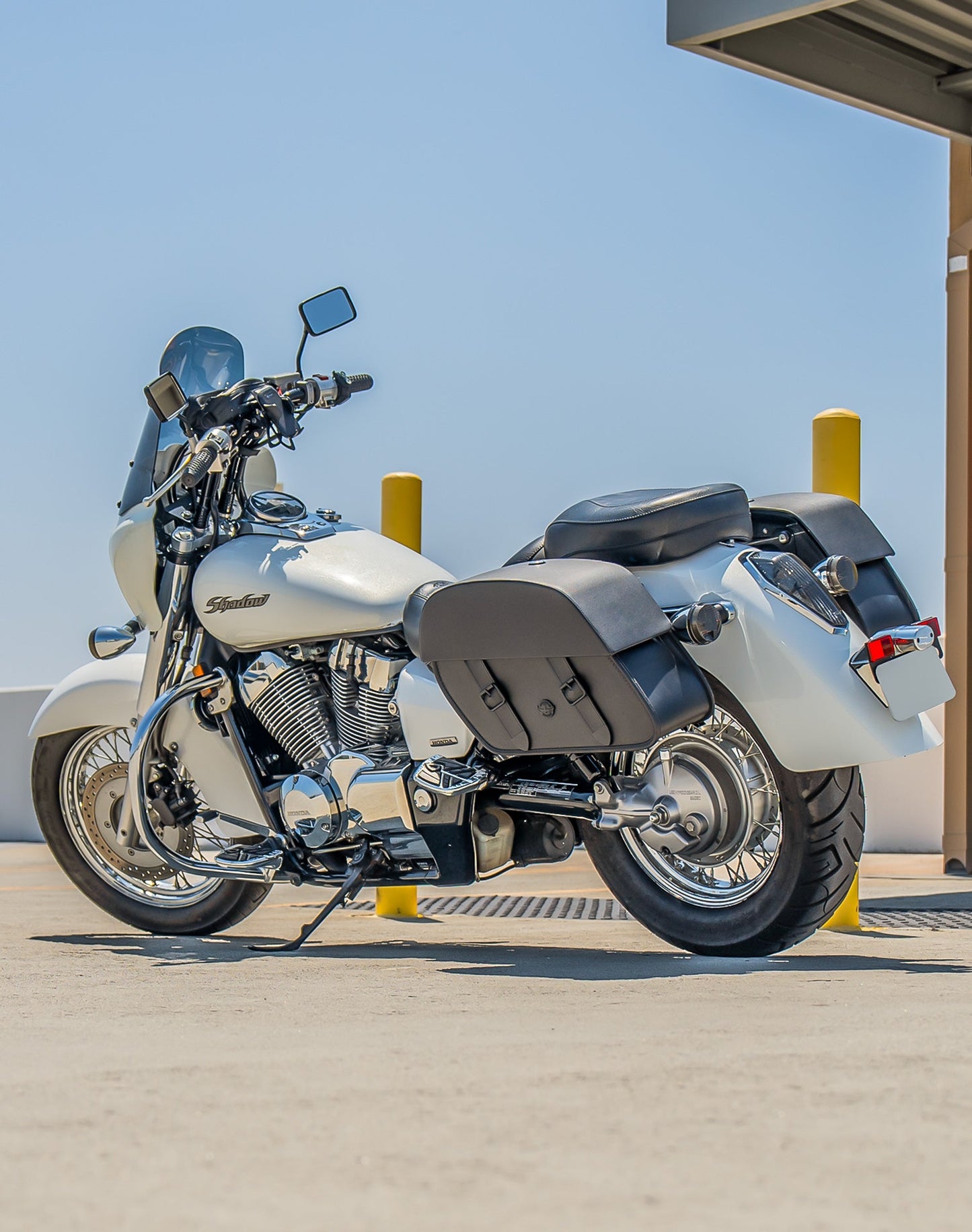 28L - Baelor Medium Quick Mount Honda Shadow 750 Aero Motocicleta Alforjas