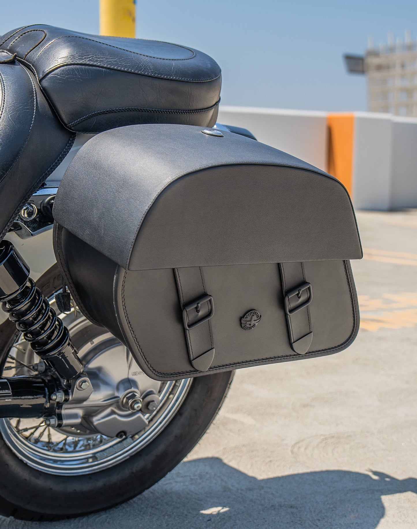 28L - Baelor Medium Quick Mount Honda Shadow 750 Aero Motocicleta Alforjas