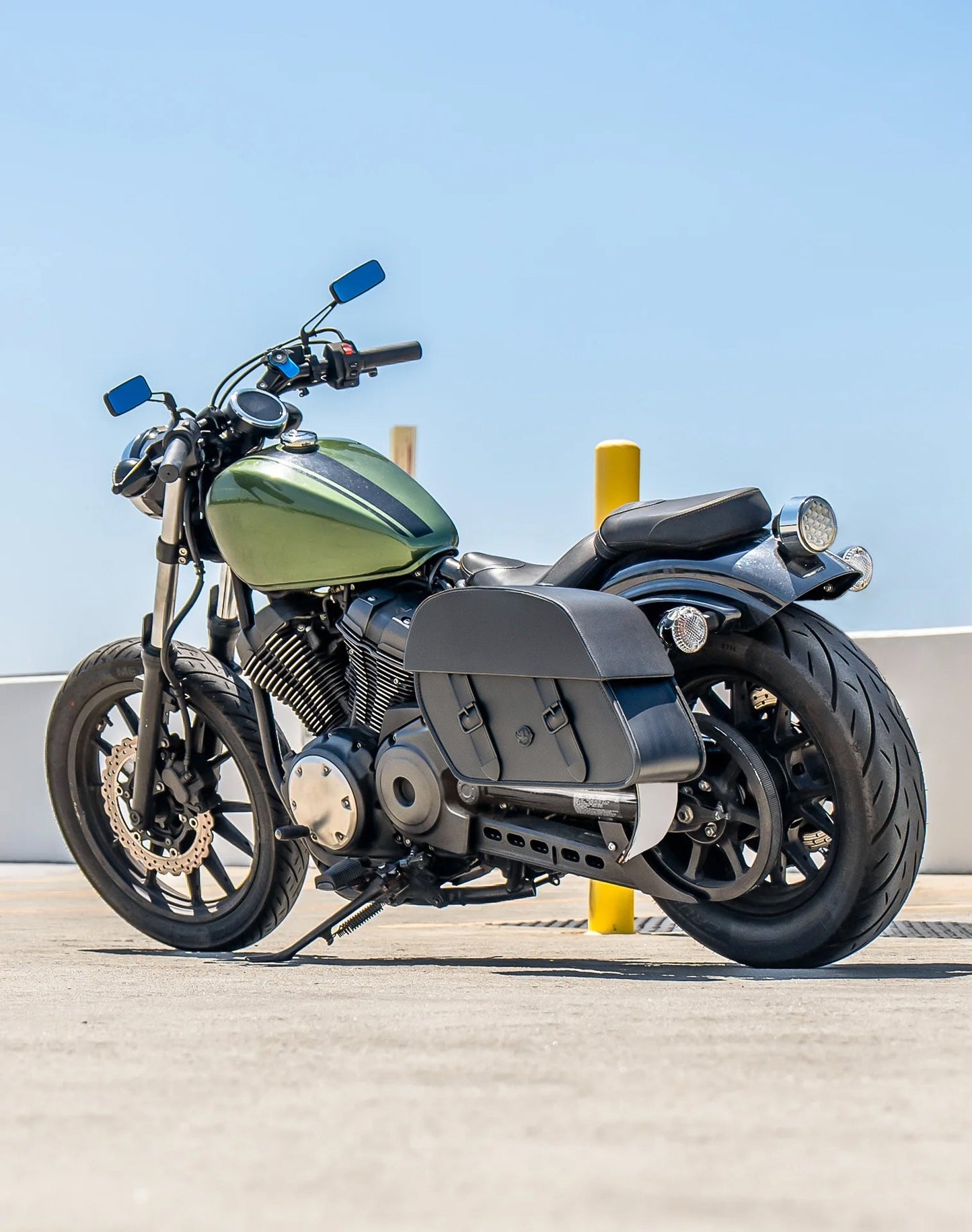 28L - Baelor Medium Quick Mount Yamaha Bolt Motocicleta Alforjas