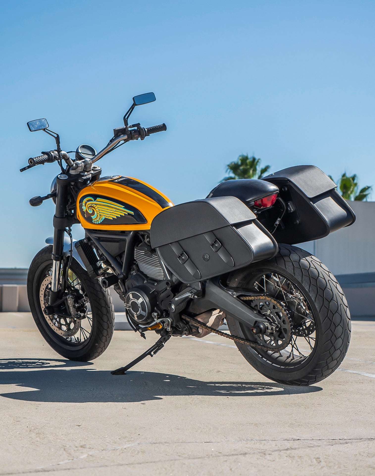 28L - Baelor Medium Quick Mount Ducati Scrambler (2014-17) Motocicleta Alforjas