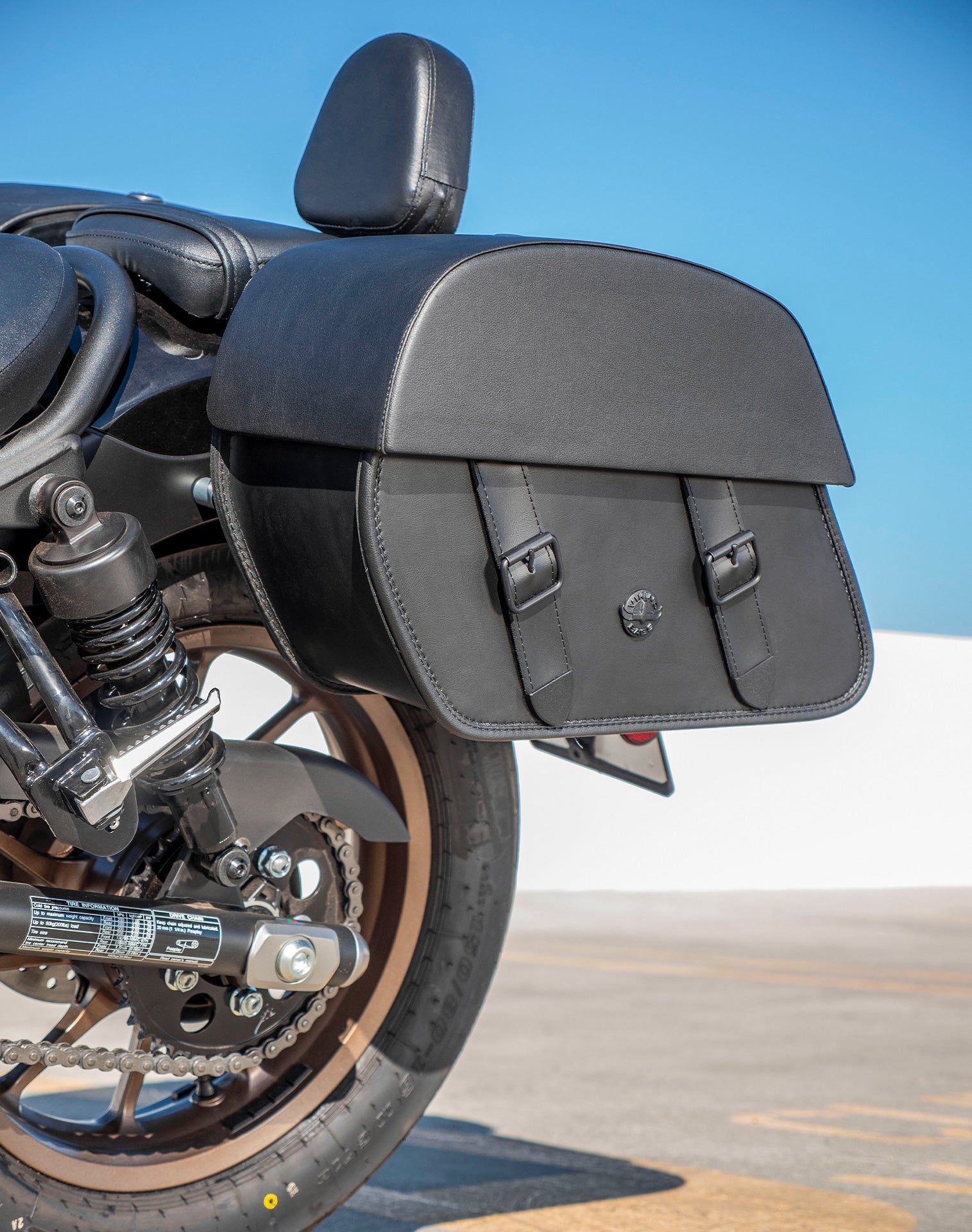 28L - Baelor Medium Quick Mount Honda Rebel 500 Motocicleta Alforjas