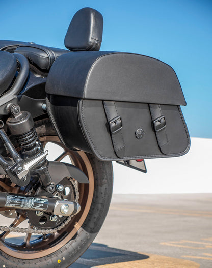 28L - Baelor Medium Quick Mount Honda Rebel 500 Motocicleta Alforjas
